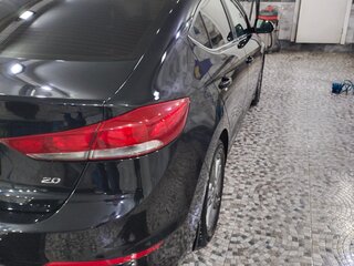 2017 Hyundai Elantra VI (AD), чёрный, 1380000 рублей, вид 5