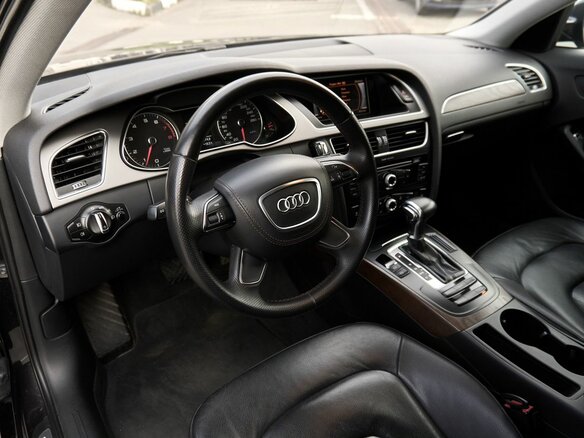 2014 Audi A4 IV (B8) Рестайлинг, чёрный, 1200000 рублей - вид 4