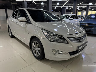 2015 Hyundai Solaris I Рестайлинг, бежевый, 1139000 рублей, вид 3