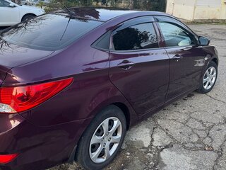 2012 Hyundai Solaris I, фиолетовый, 580000 рублей, вид 3
