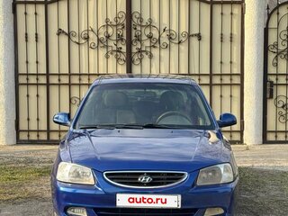 2009 Hyundai Accent ТагАЗ II, синий, 300000 рублей, вид 2