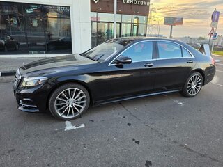 2015 Mercedes-Benz S-Класс 500 Long VI (W222, C217), чёрный, 4200000 рублей, вид 2