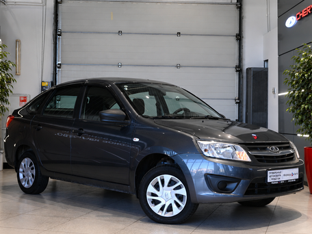 2018 Lada (ВАЗ) Granta I, серый, 445000 рублей, вид 1