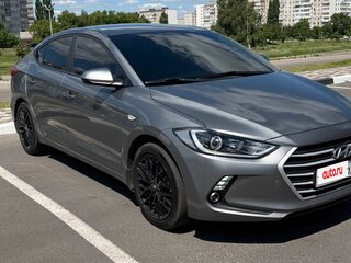 2017 Hyundai Elantra VI (AD), серый, 1200000 рублей, вид 3