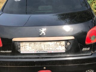 2007 Peugeot 206, чёрный, 195000 рублей, вид 3