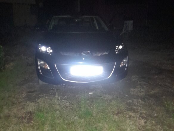 2010 Mazda CX-7 I Рестайлинг, синий, 1150000 рублей
