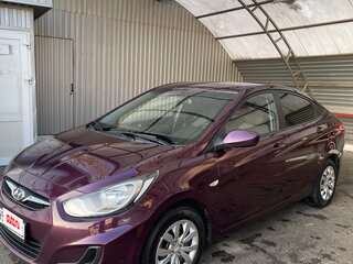 2011 Hyundai Solaris I, фиолетовый, 800000 рублей, вид 4