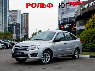 2014 Lada (ВАЗ) Granta I, серебристый, 343000 рублей, вид 1