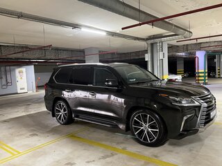 2018 Lexus LX 570 III Рестайлинг 2, чёрный, 5800000 рублей, вид 2