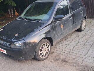 2011 Lada (ВАЗ) Kalina I, чёрный, 150000 рублей, вид 4