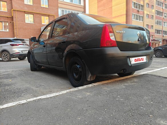 2007 Renault Logan I, чёрный, 179000 рублей - вид 8