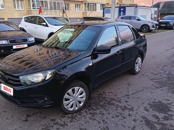 2020 Lada (ВАЗ) Granta I Рестайлинг, чёрный, 580000 рублей - вид 6