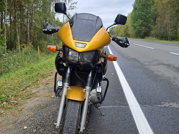 2000 Yamaha TDM850, золотистый, 330000 рублей - вид 11