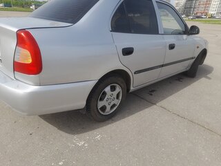 2008 Hyundai Accent ТагАЗ II, серебристый, 326000 рублей, вид 1