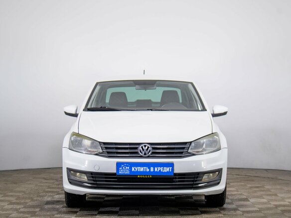 2019 Volkswagen Polo V Рестайлинг, белый, 1049000 рублей - вид 1