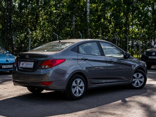 2016 Hyundai Solaris I Рестайлинг, серый, 919000 рублей, вид 2