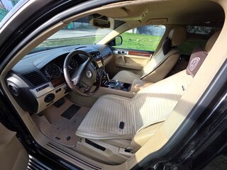 2008 Volkswagen Touareg I Рестайлинг, чёрный, 1500000 рублей, вид 5