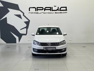2019 Volkswagen Polo V Рестайлинг, белый, 1359900 рублей, вид 2