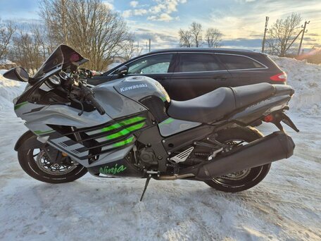 2021 Kawasaki ZX-14R, серый, 1400000 рублей, вид 4