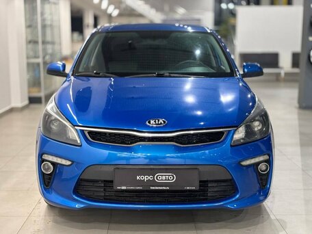 2019 Kia Rio IV, синий, 1046300 рублей, вид 2