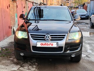 2008 Volkswagen Touareg I Рестайлинг, чёрный, 1180000 рублей, вид 3