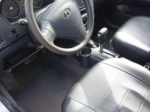 2004 Hyundai Getz I, серебристый - вид 11
