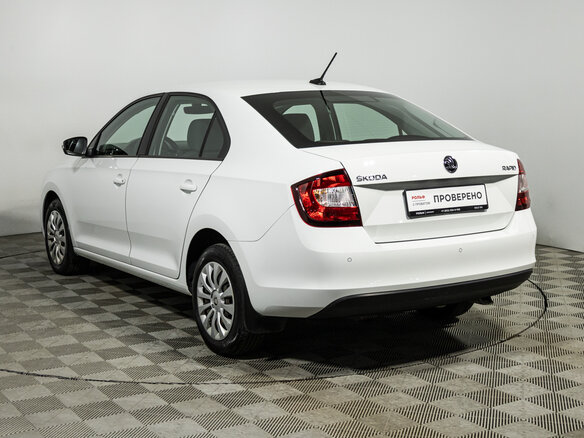 2019 Skoda Rapid I Рестайлинг, белый, 1499700 рублей - вид 6