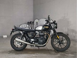 2021 Triumph Street Twin, чёрный, 747000 рублей, вид 2