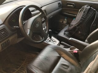 2004 Subaru Forester II, чёрный, 850000 рублей, вид 4