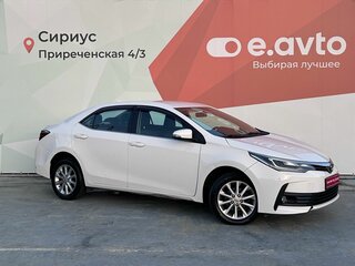 2017 Toyota Corolla XI (E160, E170, E180) Рестайлинг 1, белый, 1130000 рублей, вид 3
