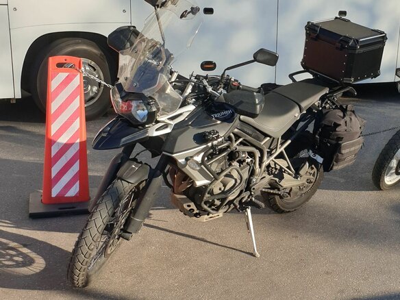 2018 Triumph Tiger 800, чёрный, 980000 рублей
