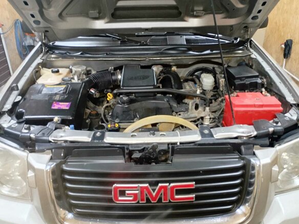 2002 GMC Envoy II (GMT360), серебристый, 300000 рублей - вид 10