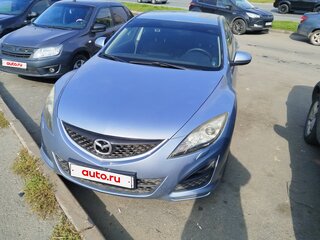 2010 Mazda 6 II (GH) Рестайлинг, серебристый, 777000 рублей, вид 1