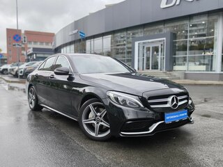 2017 Mercedes-Benz C-Класс 180 9G-TRONIC IV (W205), чёрный, 1915000 рублей, вид 3