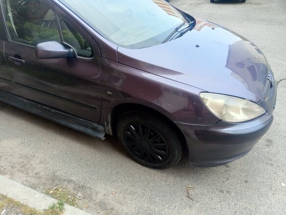 2003 Peugeot 307 I, фиолетовый, 78000 рублей - вид 6