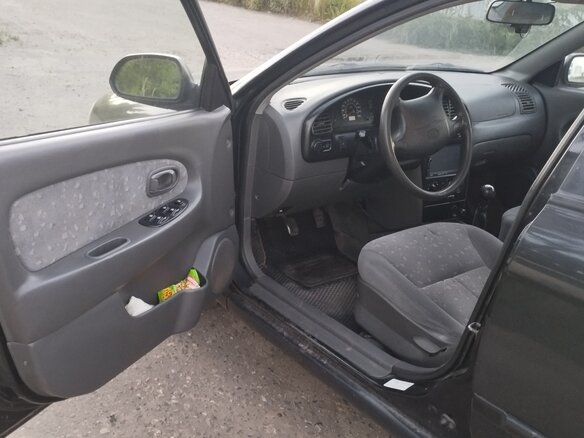 2008 Kia Spectra I Рестайлинг 2, чёрный - вид 16
