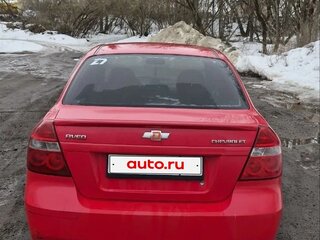 2007 Chevrolet Aveo I Рестайлинг, красный, 259750 рублей, вид 3