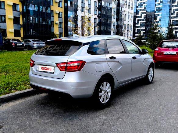 2021 Lada (ВАЗ) Vesta SW I, серый, 975000 рублей - вид 8