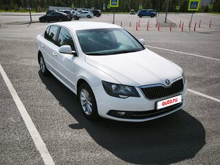 2014 Skoda Superb DSG II Рестайлинг, белый, 1070000 рублей, вид 2