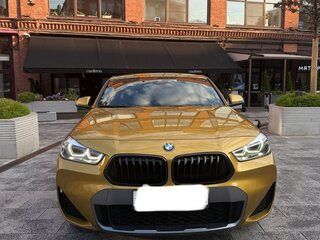 2021 BMW X2 xDrive18d I (F39), жёлтый, 3700000 рублей, вид 2