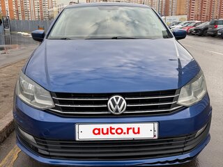 2019 Volkswagen Polo V Рестайлинг, синий, 670000 рублей, вид 3