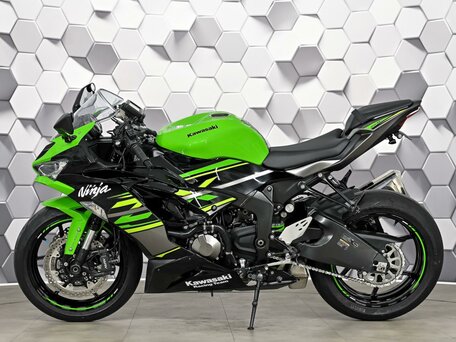 2019 Kawasaki ZX-6R Ninja, зелёный, 1077000 рублей, вид 4
