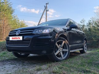 2011 Volkswagen Touareg II, чёрный, 1630000 рублей, вид 1