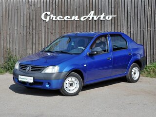 2009 Renault Logan I, синий, 240000 рублей, вид 1
