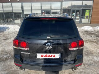 2008 Volkswagen Touareg I Рестайлинг, чёрный, 1200000 рублей, вид 5