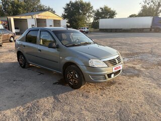 2011 Renault Logan I Рестайлинг, синий, 530000 рублей, вид 3