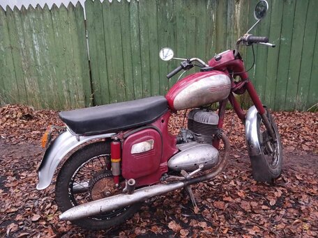 1965 Jawa 350/360, красный, 55000 рублей, вид 2