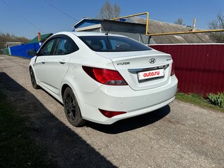 2015 Hyundai Solaris I Рестайлинг, белый, 1620000 рублей, вид 5
