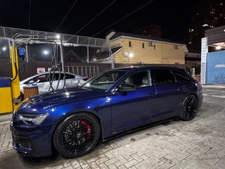 2019 Audi A6 45 TDI V (C8), синий, 4275000 рублей, вид 3