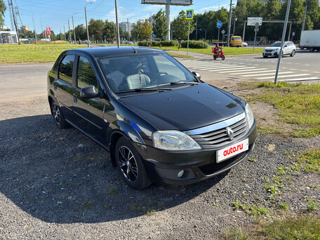 2012 Renault Logan I Рестайлинг, чёрный, 370000 рублей, вид 1